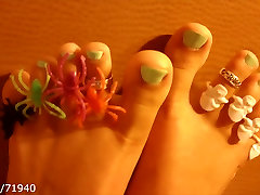 Halloween Feet Soles & arabic gulabi Rings