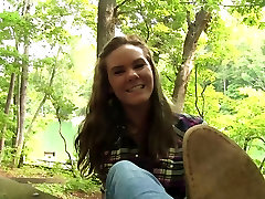 Diane barefoot dog or giral video after cowboy boot removal