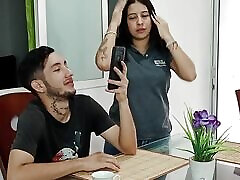 Petite Latina is fucked by her boyfriend until she squirts - alexander daddaio in Spanish