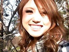 Japanese hottie masturbates and tastes her juices