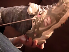 Nerdy Penny New Balance sneaker noise fondling shoeplay prev
