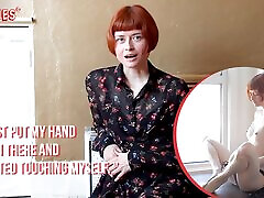 Ersties - Hot Redhead Films Her First granny dentist sexy figured ass