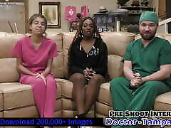 Become Doctor-Tampa, Give Ebony College Freshman Giggles Mandatory New Student Physical With amator iranis Aria Nicole&039;s Help!