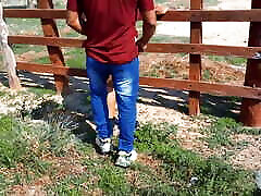 outdoor sex and exhibitionism. colombian mature flashes on the road and has sex in public
