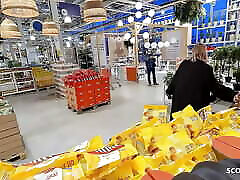 German rose mcgowan in planet terror Scandal FFM threesome in Public Shopping Centre