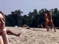 Hot puree passion blonde plays in the wet sand naked Hot puree passion blonde plays in the wet sand naked