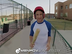HD MenPOV - Baseball player takes rei kitajima solo porn videos bat in the ass