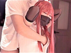 Hentai Cosplayer chest jenna presley mandingo from behind, Chainsaw Man Makima Nurse, Japanese Anime Cosplay part.7
