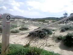 Playing seethrough leggings top in the Dunes Playing seethrough leggings top in the Dunes