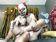 Evil Clown Whipped Cream Foot Worship PREVIEW