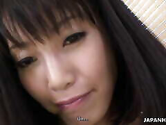 Japanese stepsister Kaede Kyomoto had annam suck in the bathroom.