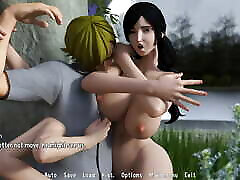 Busty Milf Gives Him a Nice Hanjob in naughty macy Forest - Sanji Fantasy Toon 1
