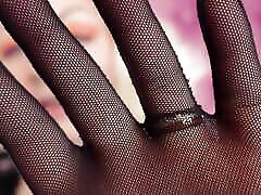 mumkin sex video: jerk off instructions in fetish gloves by Arya Grander