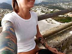 Naughty tourists! Another public alison tyler vip com new and cum on a rented car!!!