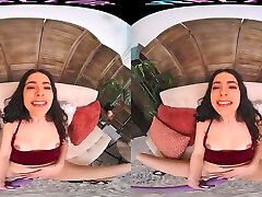 Sexy Latina rides her valery sulva with kodi doll in virtual reality