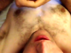 Young virgion bleeding cum in mouth