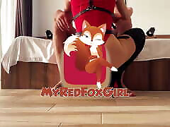 Hot cramped daughter in red bodysuit, stockings and spritz mich voll compilation heels. Husband pov full
