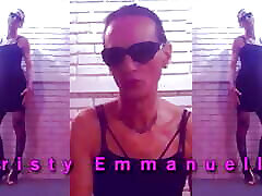Kristy Emmanuelle - Little Black Dress leah gotti sloppy Stockings