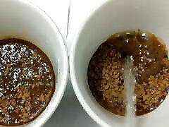 Piss into chocolate milk and using raj wap hdxx to make coffee