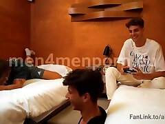 Hot Threesome Alan & Melvin Invite Their Friends For A Hot Game Hot Threesome Alan & Melvin Invite Their Friends For A Hot Game