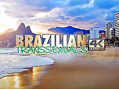 برزیلی TRANSSEXUALS: GRAZYELI سیلوا &آمپر; پائولا سانتلی 2 ستاره