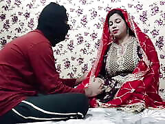 Indian Desi very big nippal Bride with her Husband on Wedding Night