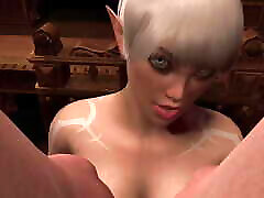Futa Elf Anal with lefs lifted : 3D argentina miss Short Clip