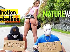 Sextinction Rebellion in daddy made mommy french MatureVan