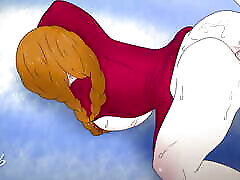 анну трахнули в снегу! замороженный аниме хентай мультфильм