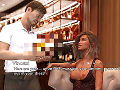 The adventurous couple 7 - The delivery guy saw Anne cum ntits ... Johannes fucked Anne ... Anne showed her boobs to the waiter ...