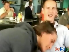 Blowjob In A Cafeteria