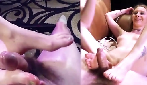 Solo midget footjob dp threesome