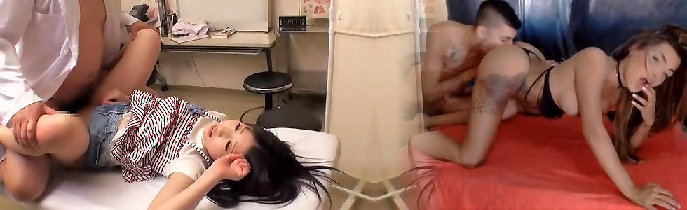 Sweet Asian lady passes a full medical examination on a spy camera