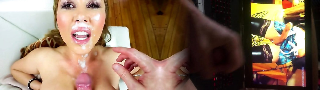 Deepthroat cuckold screaming messy