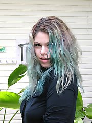 Amateur Teen Nudist Modeling And Showering Outdoors - Destiny D. Model