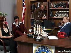 Big Tit Redhead Does The Mafia Manager Enjoying The Fucking