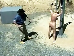 Awesome homemade BDSM, Outdoor xxx movie