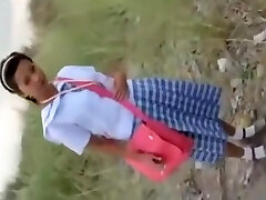 18yo asian gal has sex with a milky old man in nature