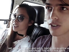 Asian gf Luna X gives a wonderful oral on the beach