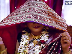 Yam-sized Boobs Desi Newly Married Virgin Wife First Night with Her Hubby and Creampie Full Movie