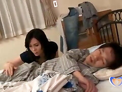 Japanese Milf Teasing Him with Her Fantastic Body