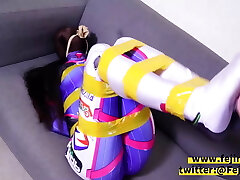 Fejira com. Anime Porn girl with breathplay and bondage