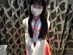 A neat dark-hued-haired Japanese beauty. She has a blowjob and creampie sex with shaved pussy. Uncensored