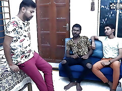 Desi Dirty Big Boobs Milf Sucharita Enjoys Group Sex With Her 3 Buddies ( Hindi Audio )