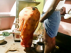 desi - A husband who has lovemaking while his wifey is doing housework