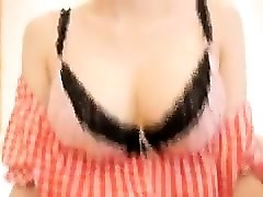 Big Knocker Goth Pornographic Star Suds Up Her Huge Boobs In The Shower