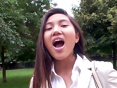 Mai Thai is a smallish chick in need of a couple of two dicks