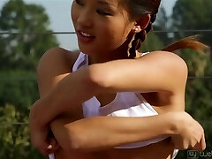 Alina Li and Veronica Rodriguez - My First Yoga Class