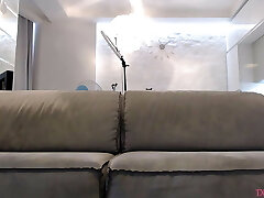Sexy thin girl changes cloth on web cam p5