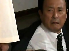 Pregnant Japanese milf hairy clit nailed in the room